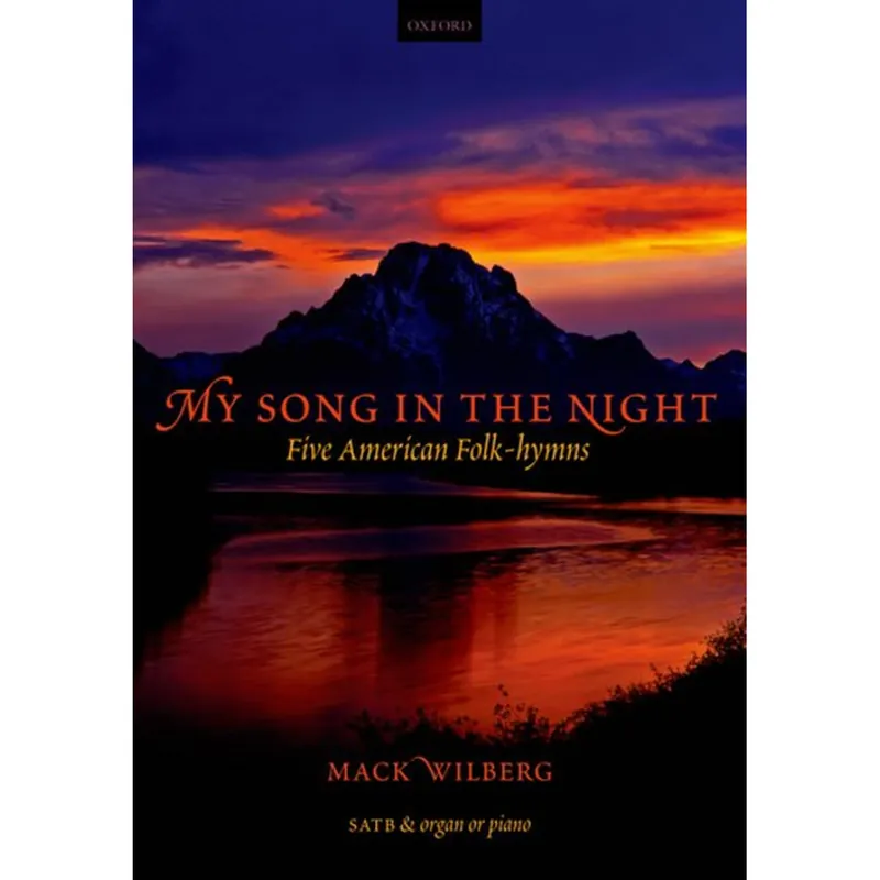 Holiday Sale My Song In The Night Anthology - Five American Folk-Hymns