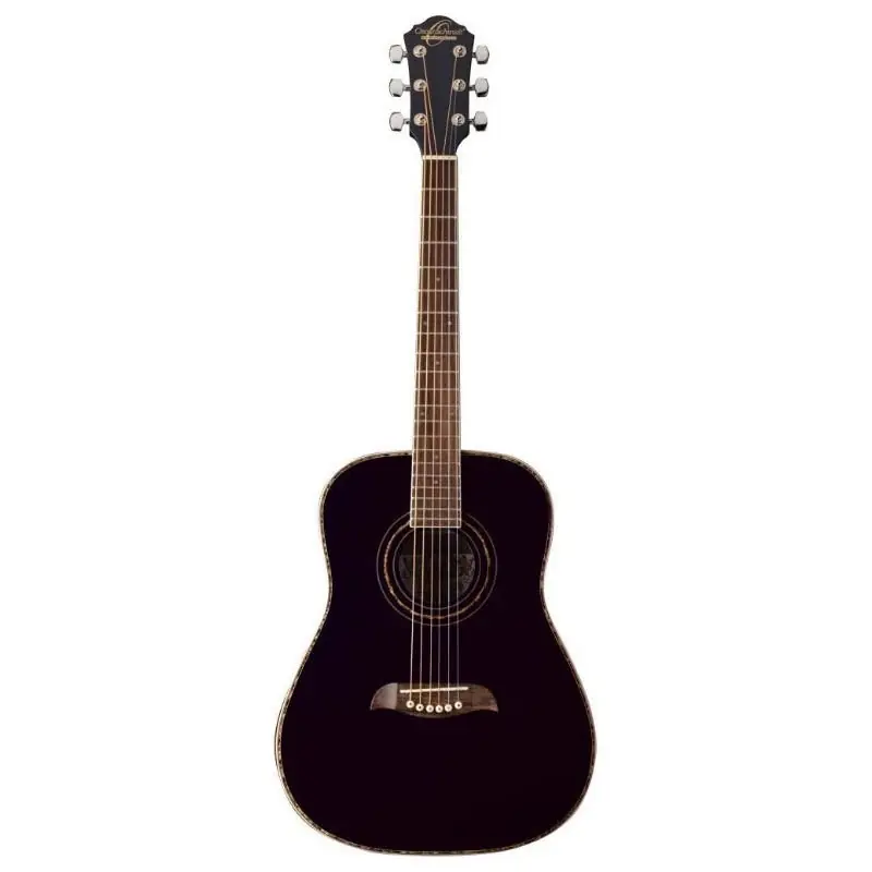Oscar Schmidt Black Acoustic 3/4 Dreadnought Buy Direct