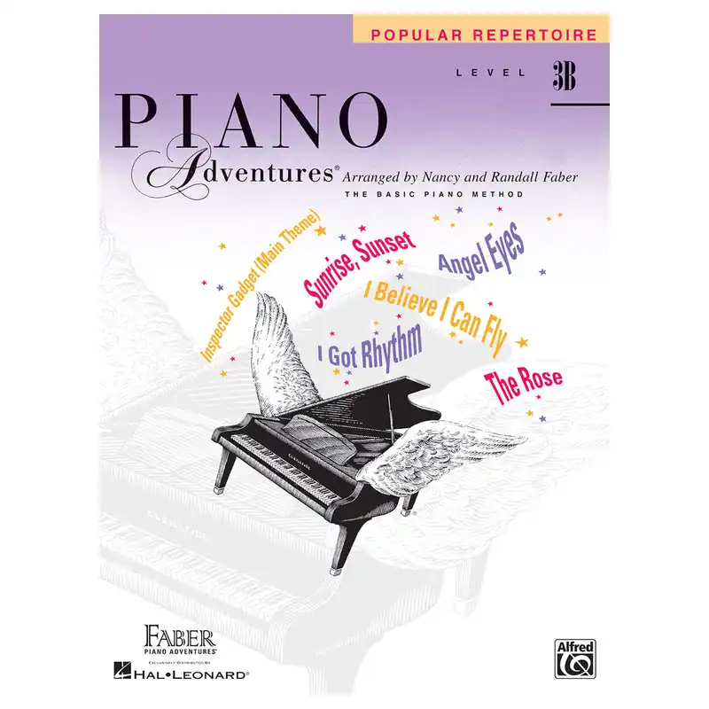 Piano Adventures Level 3B - Popular Repertoire Book Fan Favorite