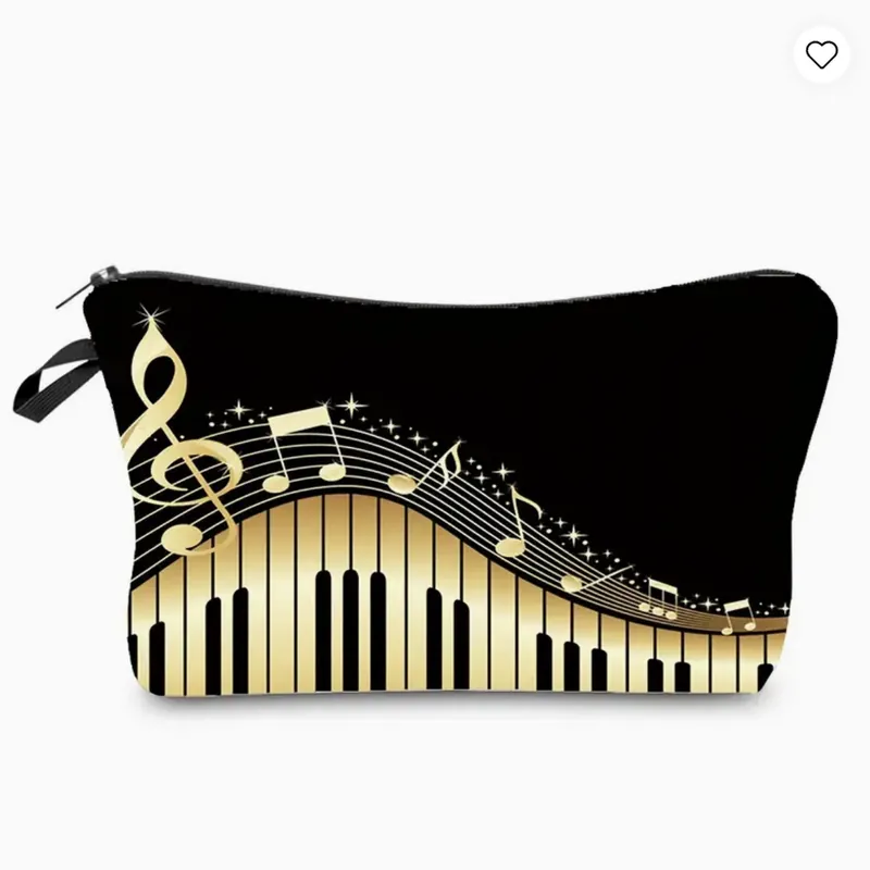 Piano Keys Makeup/Cosmetic Bag Must Have