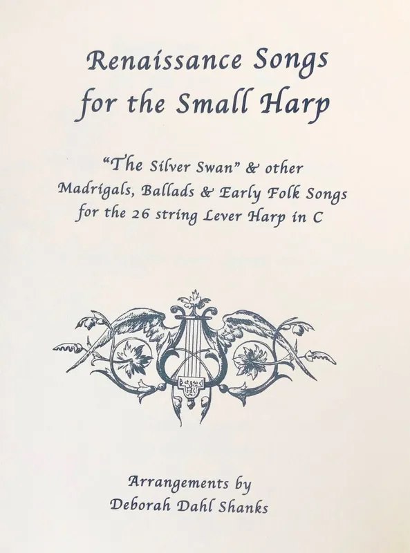 Renaissance Songs for the Small Harp Special Offer