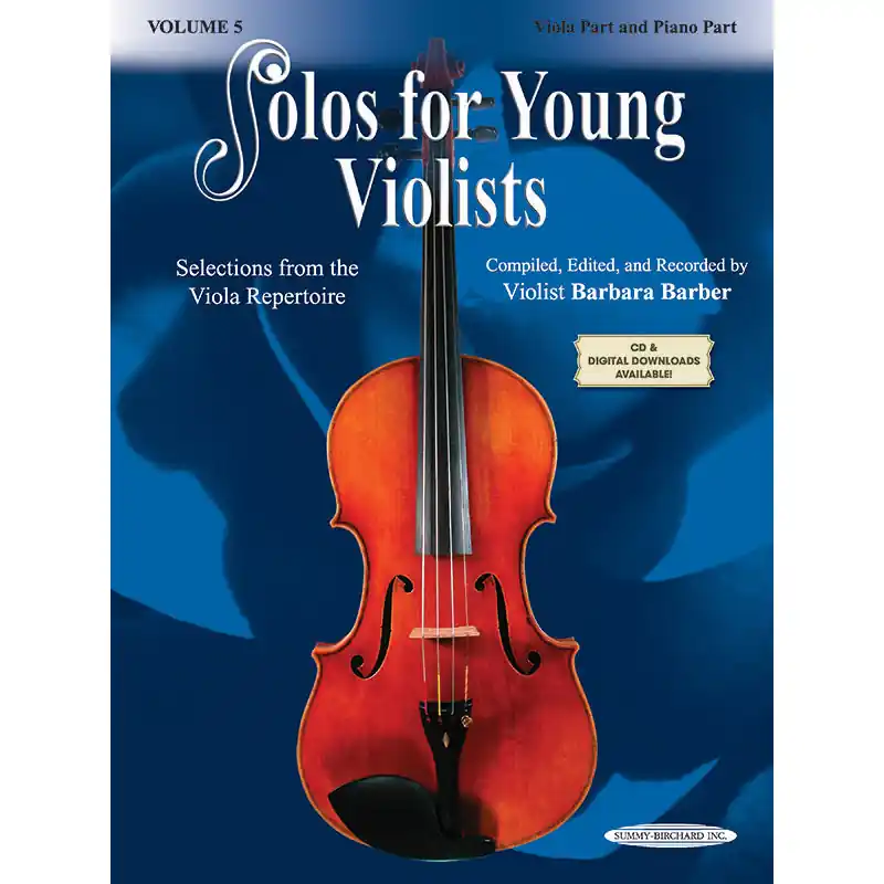 Solos for Young Violists Viola Part and Piano Acc. Volume 5 Same Day Shipping