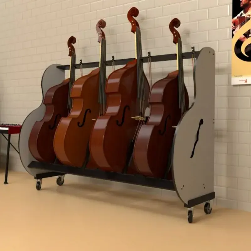 Deal The Band Room™ Double Bass Storage Rack for Music Teachers