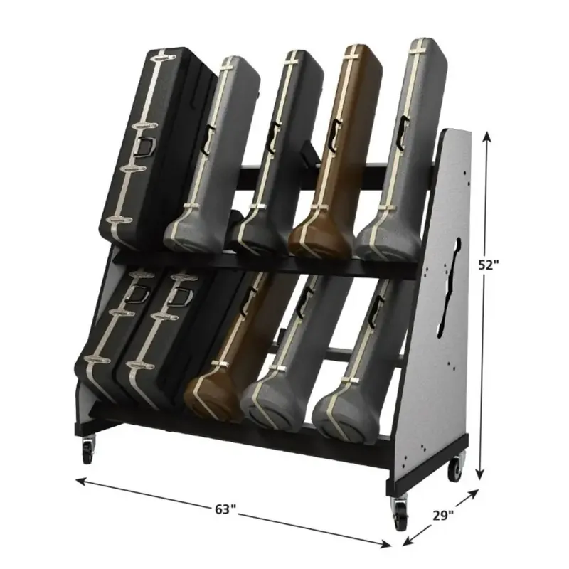 Clearance The Band Room™ Trombone Case Storage Rack for Music Teachers
