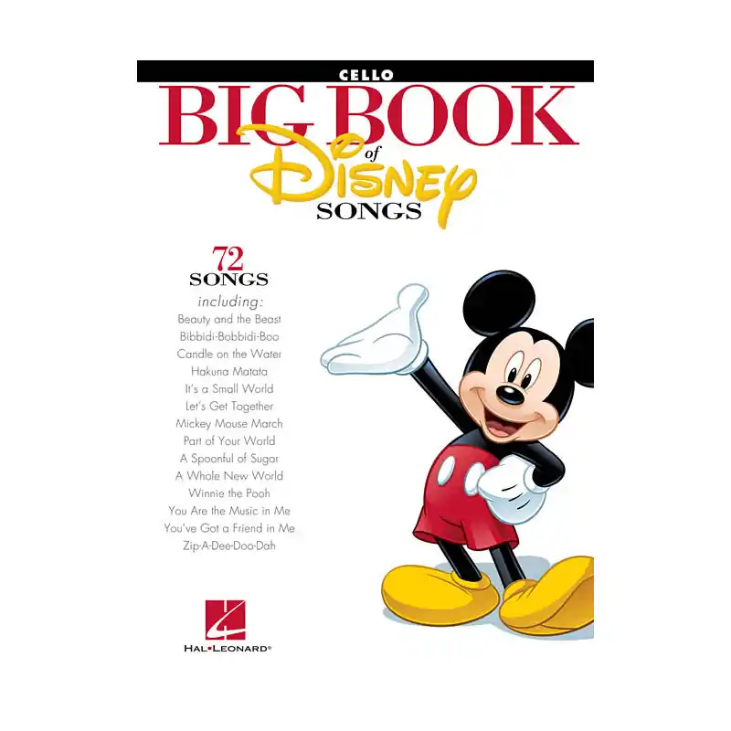 The Big Book of Disney Songs for Cello Holiday Sale