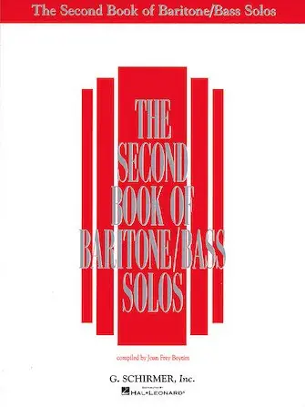 The Second Book of Baritone/Bass Solos Markdown