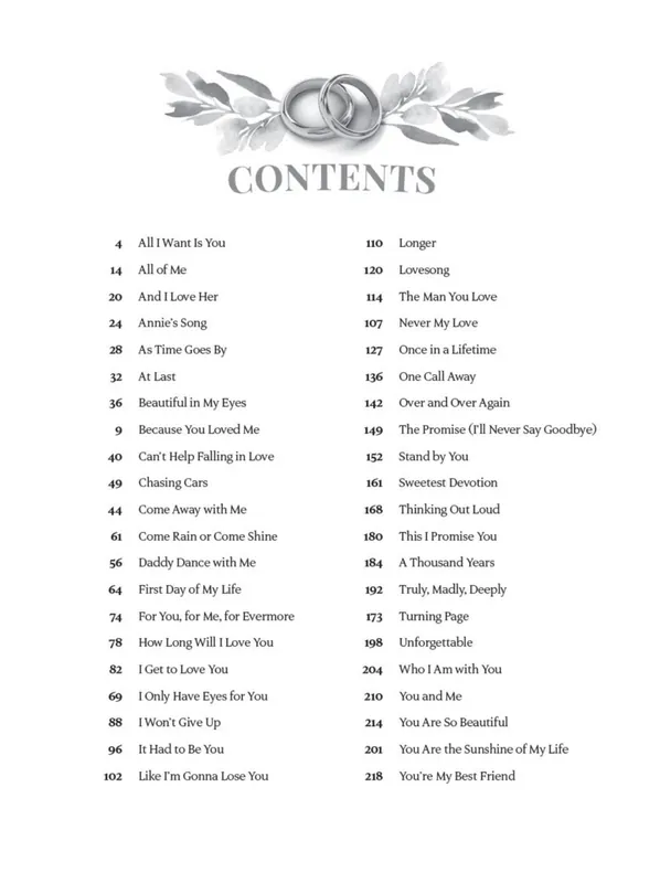 Wedding Songs of Love & Friendship - 2nd Edition Buy Direct