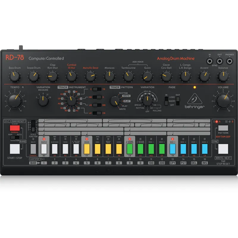 While Supplies Last Behringer RD-78 Classic Analog Drum Machine