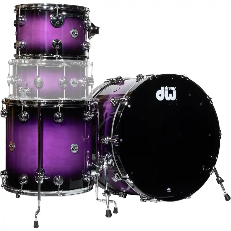 Must Have Drum Workshop Collectors Series 3-Piece Shell Kit - Ultra Violet Duco