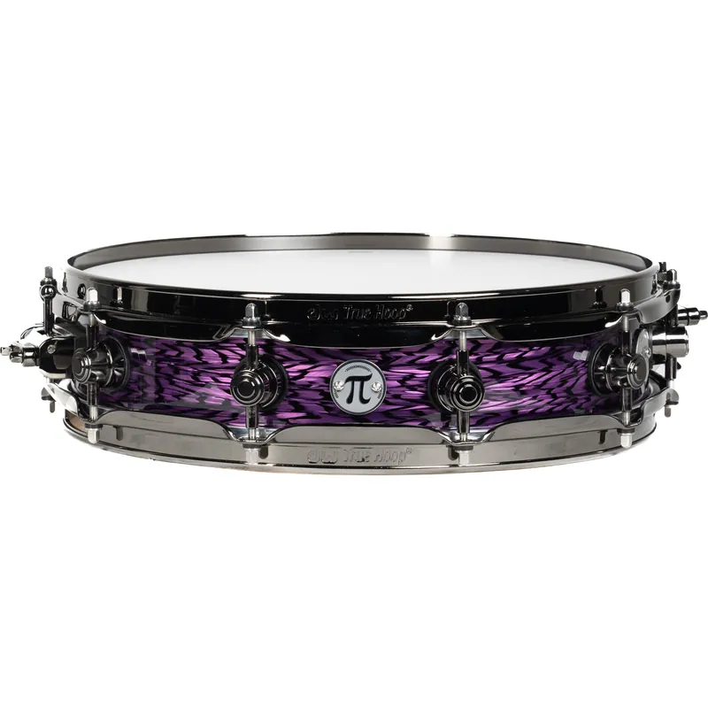Hot Deal Drum Workshop Collectors Series 3.14x14 Pi Snare Drum - Purple Silk On