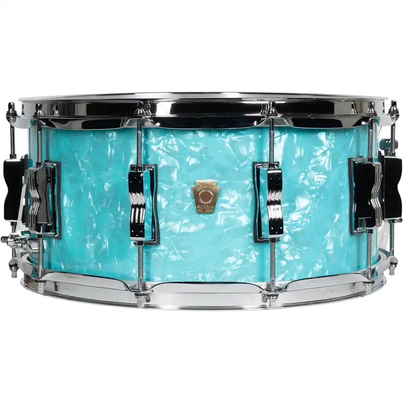 Ludwig Classic Maple Limited Edition 6.5x14 Snare Drum - Teal Pearl Free Delivery