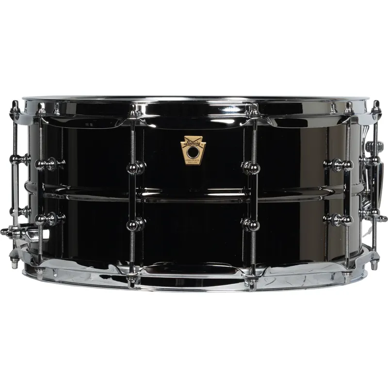 Ludwig Black Beauty 6.5x14 Snare Drum - with Tube Lugs Worldwide Shipping