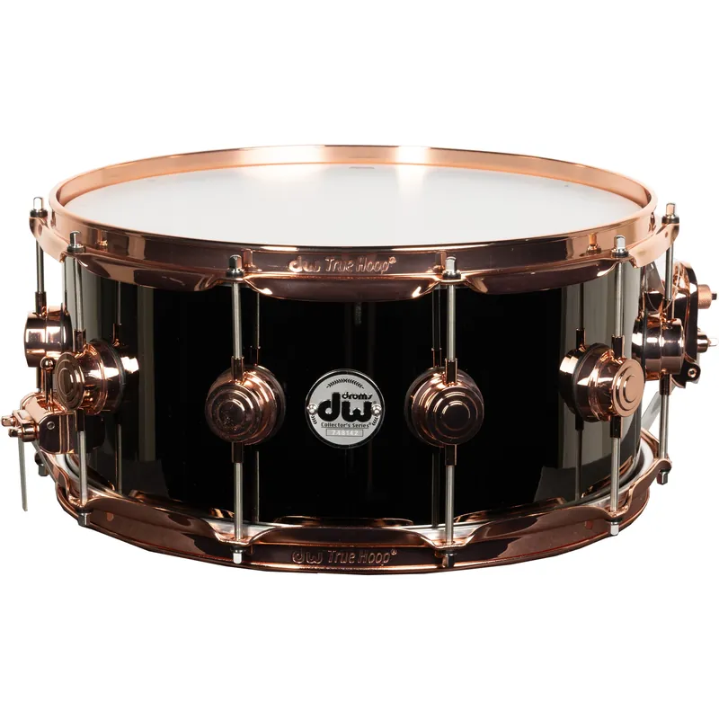 Free Returns Drum Workshop Collectors Series 6.5x14 Snare Drum - Black Nickel