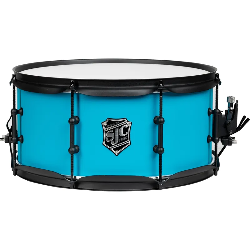 SJC Drums Pathfinder Series 6.5x14 Snare Drum - Caribbean Blue Seasonal Sale