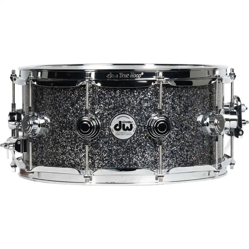 Shop Now Drum Workshop Collectors Series SonicPly 6.5x14 Snare Drum - Black Gal