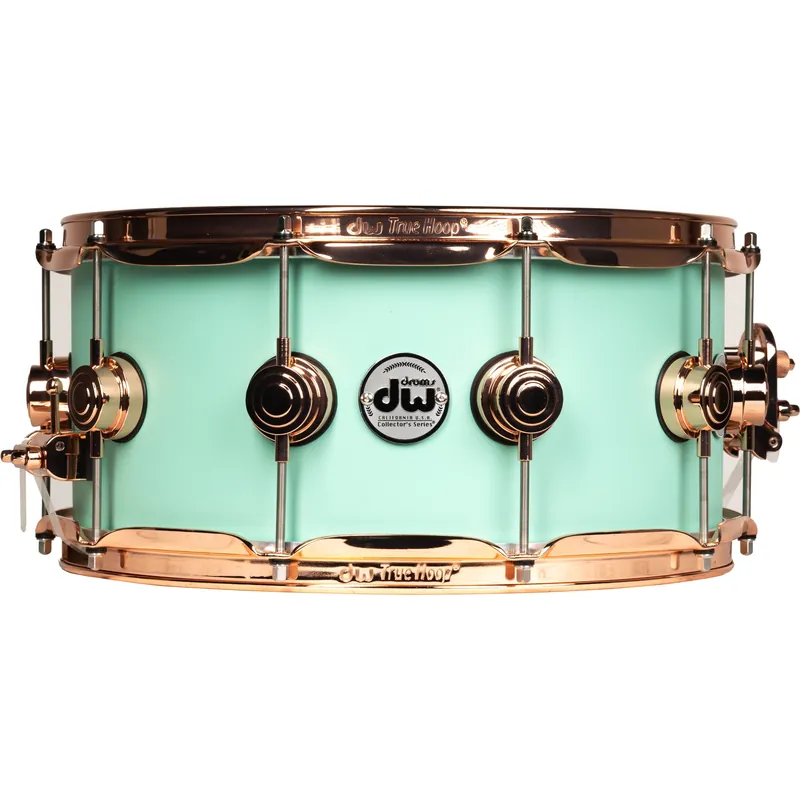 Weekend Sale Drum Workshop Collectors Series 6.5x14 Snare Drum - Lady Libery Green