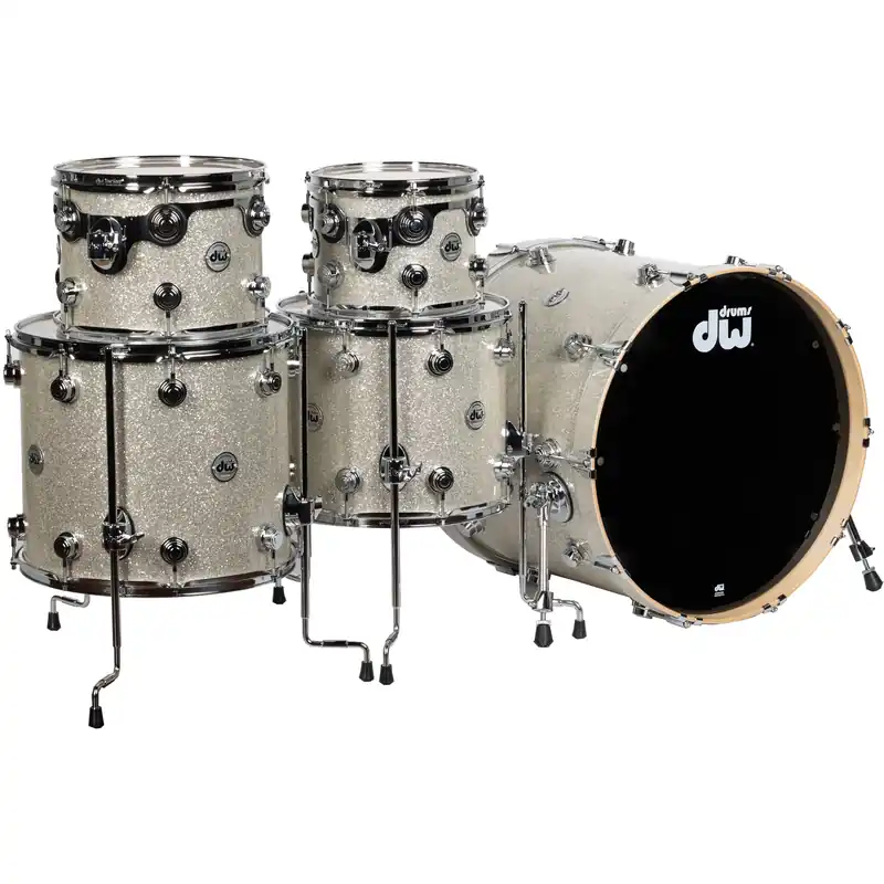 Drum Workshop Collectors Series 5-Piece Shell Kit - Broken Glass Authentic