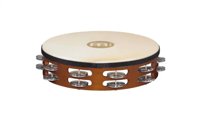 Free Returns Meinl TAH2A-AB 10" Headed Double Row Aluminum Jingle Tambourine