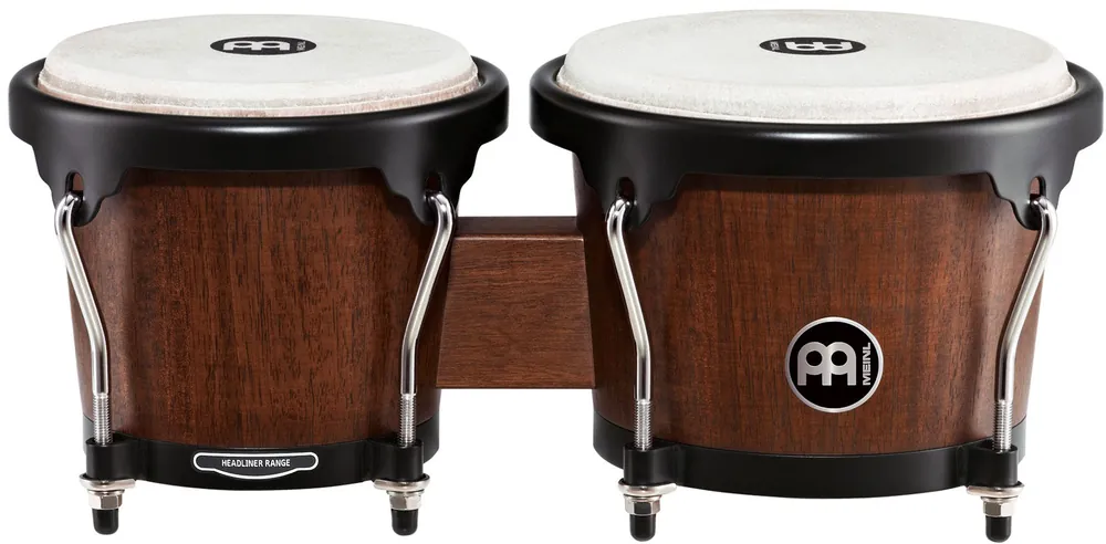 While Supplies Last Meinl Headliner Series Bongos in Vintage Wine Barrel Finish