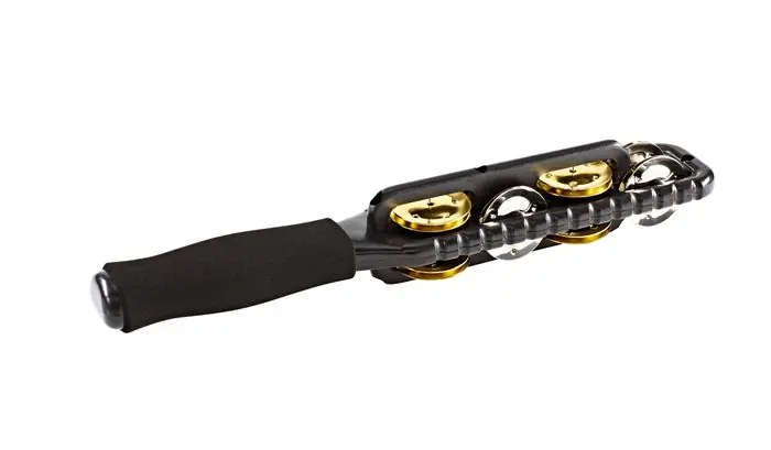 Meinl Multi-Jingle Stick Black with Brass and Steel Jingles Shop Now