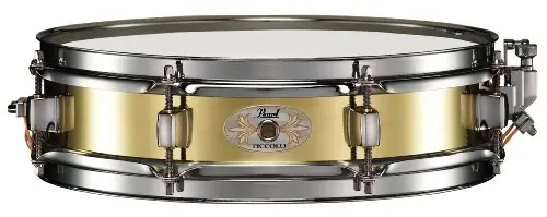 Pearl B1330 13x3 In Piccolo Snare Drum in Brass Direct From Manufacturer