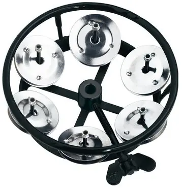 Must Have Meinl THH1BK 5" Hi Hat Tambourine with Steel Jingles