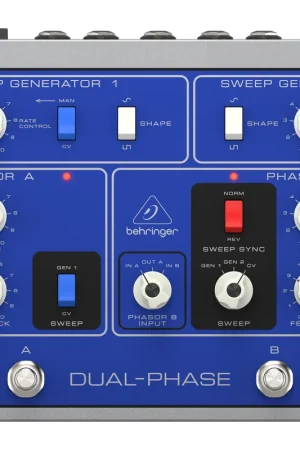 Behringer DUAL-PHASE Dual Phase Shifter with 12 Opto-Couplers In Demand