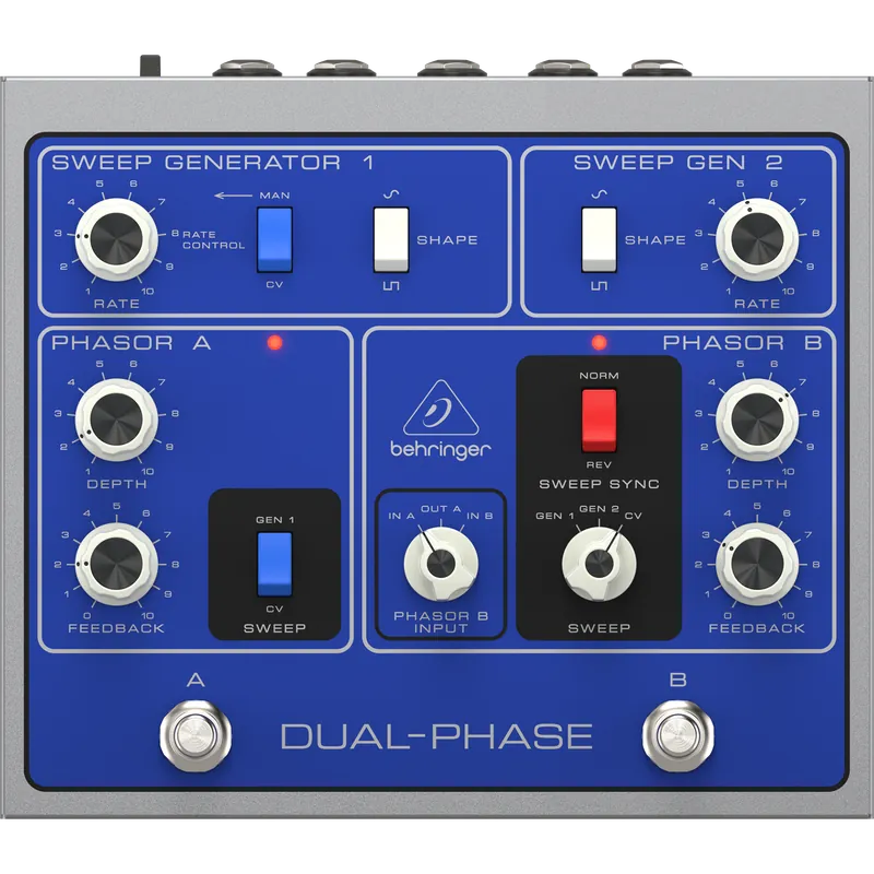 Behringer DUAL-PHASE Dual Phase Shifter with 12 Opto-Couplers In Demand