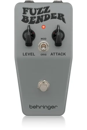 Fresh Stock Behringer Fuzz Bender Vintage 60s Style Fuzz Buzz Pedal w/Custom Bias