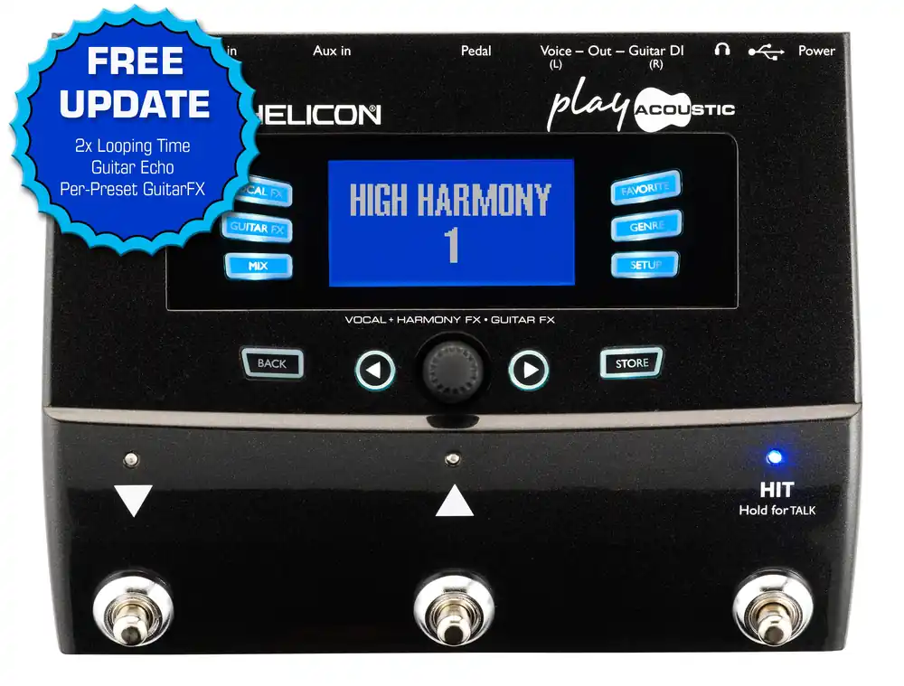 TC Helicon Play Acoustic Harmonizer / Guitar Effect Processor Weekend Sale