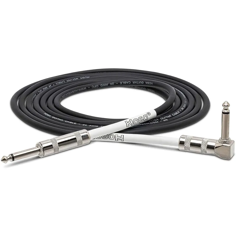 Hosa GTR-225R Straight to Right Angle Guitar Cable - 25ft Brand New