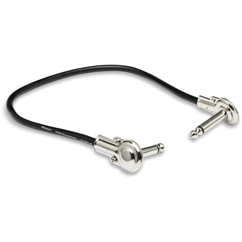Hosa IRG-103 Low-Profile Right Angle Guitar Patch Cable, 3 Feet Certified