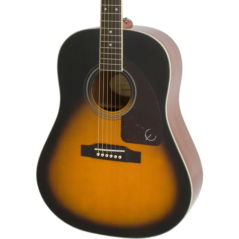 Epiphone J-45 Studio Solid Top Acoustic Guitar in Vintage Sunburst Modern