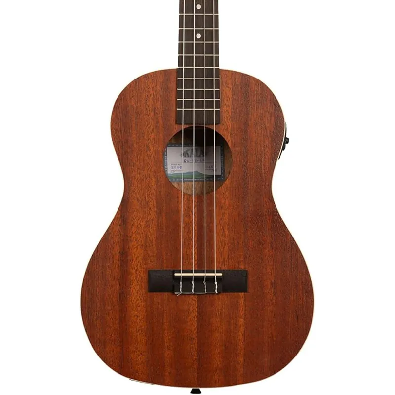 Kala KA-BE/LH Mahogany Left-Handed Baritone Acoustic-Electric Ukulele Holiday Sale