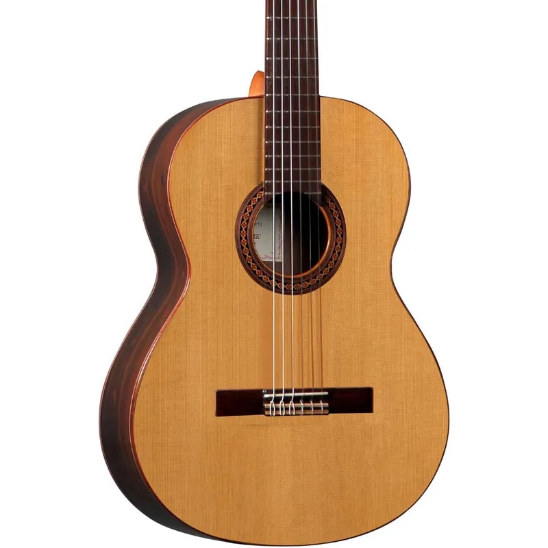 Alhambra 4Z Classical Guitar with Solid Cedar Top Zircote Back and Sid Professional Grade
