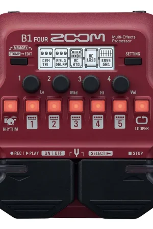 Zoom B1 Four Bass Effects Processor Hot Deal