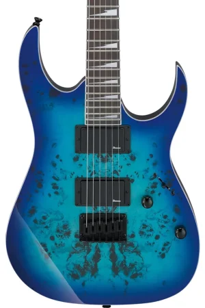 Worldwide Shipping Ibanez GRGR221PAAQB RG Gio Electric Guitar, Aqua Burst