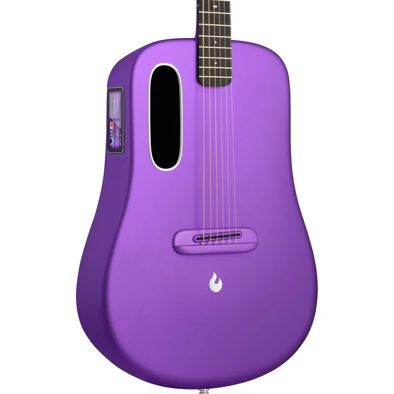 Lava Music ME 4 Carbon Fiber 38” Acoustic Electric Guitar - Purple Modern