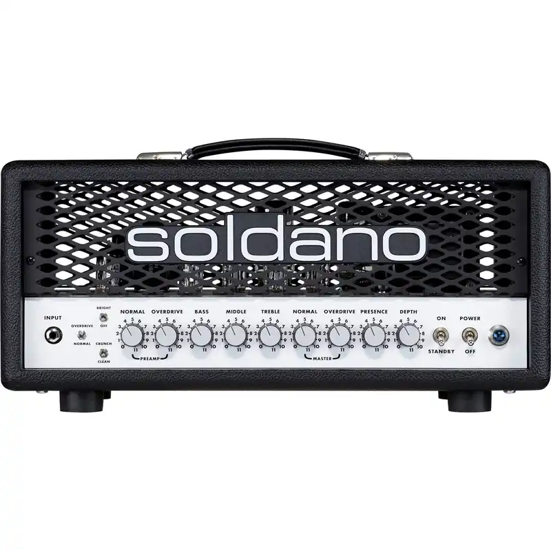 In Demand Soldano SLO-30 Super Lead Overdrive 30-watt Tube Head Metal Grille