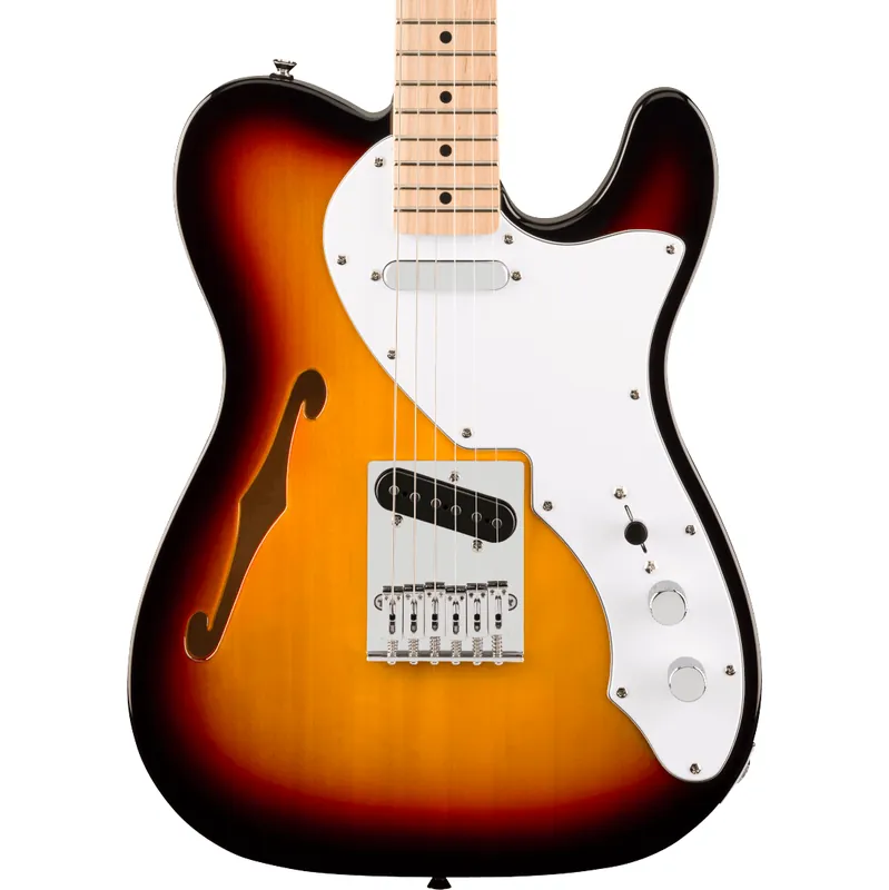 Squier Affinity Series Telecaster Thinline - 3-Color Sunburst Hot Picks