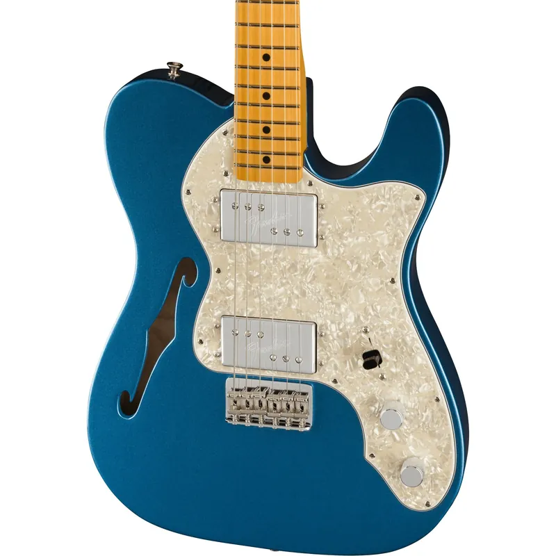 Save Now Fender American Vintage II 1972 Telecaster Thinline in Lake Placid Blu