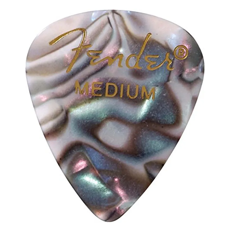 Fender 351 Shape Premium Celluloid Picks - Medium Abalone 12-Pack Special Offer