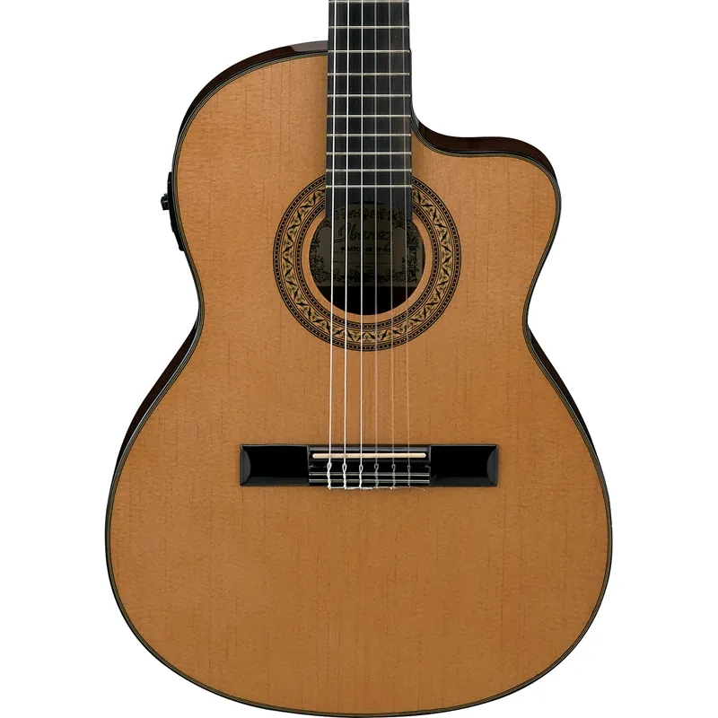 Cheap Ibanez GA5TCE Classical Thin Body Acoustic Electric Guitar, Natural
