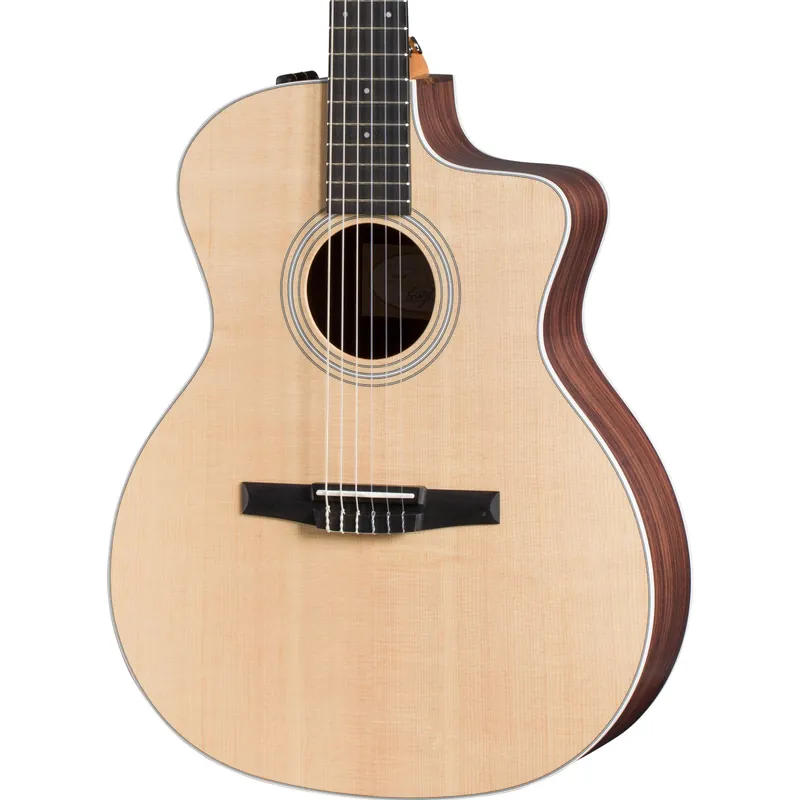 Direct From Factory Taylor 214ce Nylon Grand Auditorium Acoustic Electric Guitar