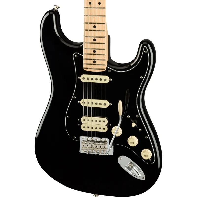 Fender American Performer Stratocaster HSS Electric Guitar in Black Best Choice