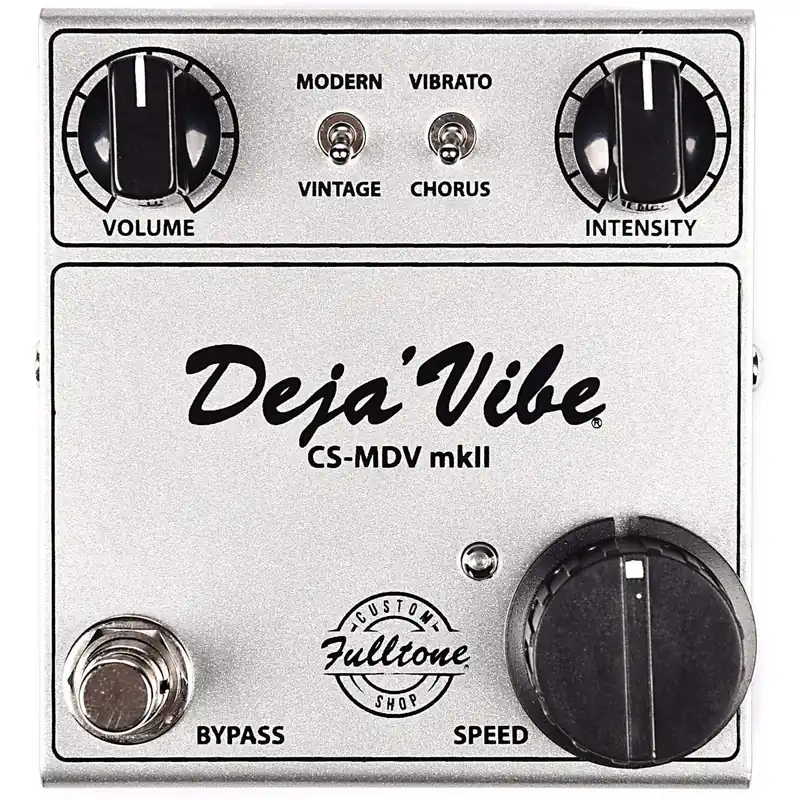 Fulltone CS-MDV mkII Custom Shop Mini Dejavibe Effects Pedal Get Yours