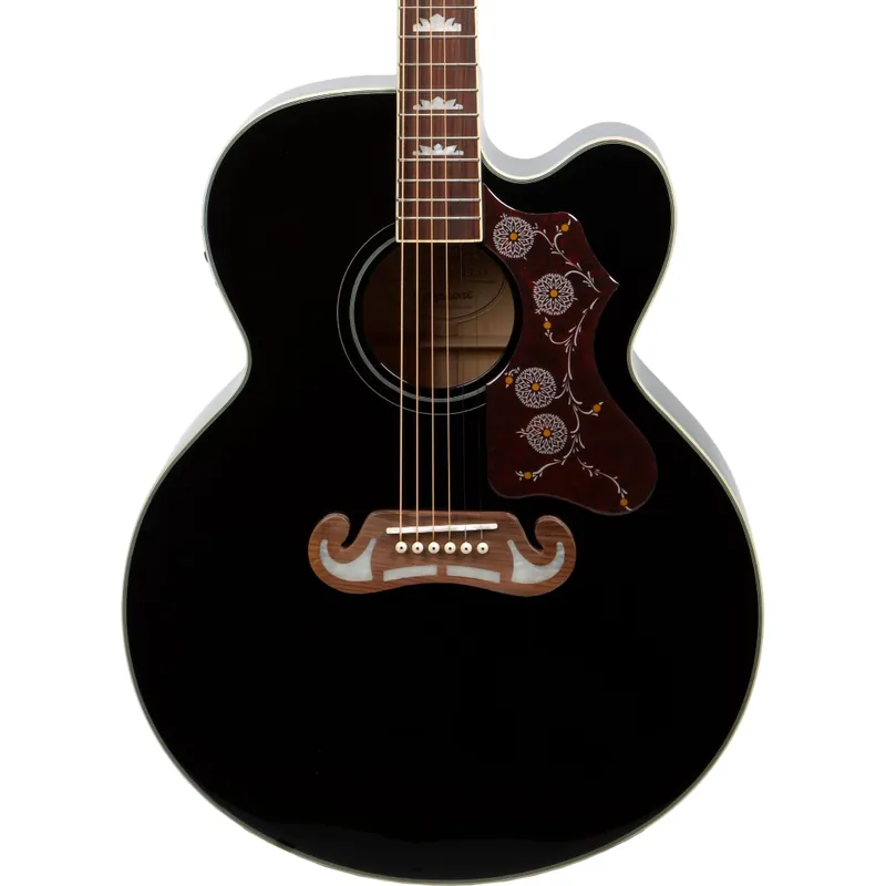 Epiphone EJ-200CE Acoustic-Electric Guitar - Black Don’t Miss Out