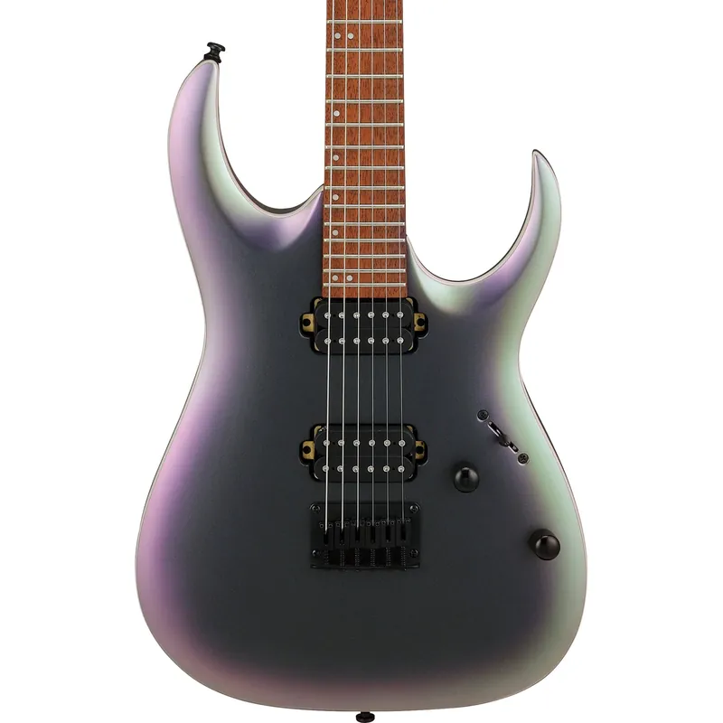 Final Sale Ibanez RGA42EXBAM 6-String Electric Guitar, Black Aurora Burst Matte