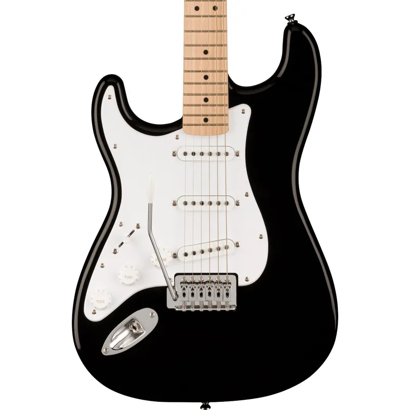 Squier Sonic Stratocaster Left-Handed Electric Guitar - Black Buy Direct
