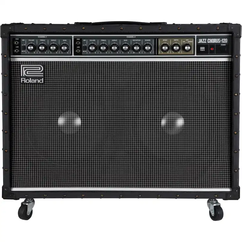 Certified Roland JC-120 Jazz Chorus Twin 60-Watt 2x12 Guitar Combo Amp